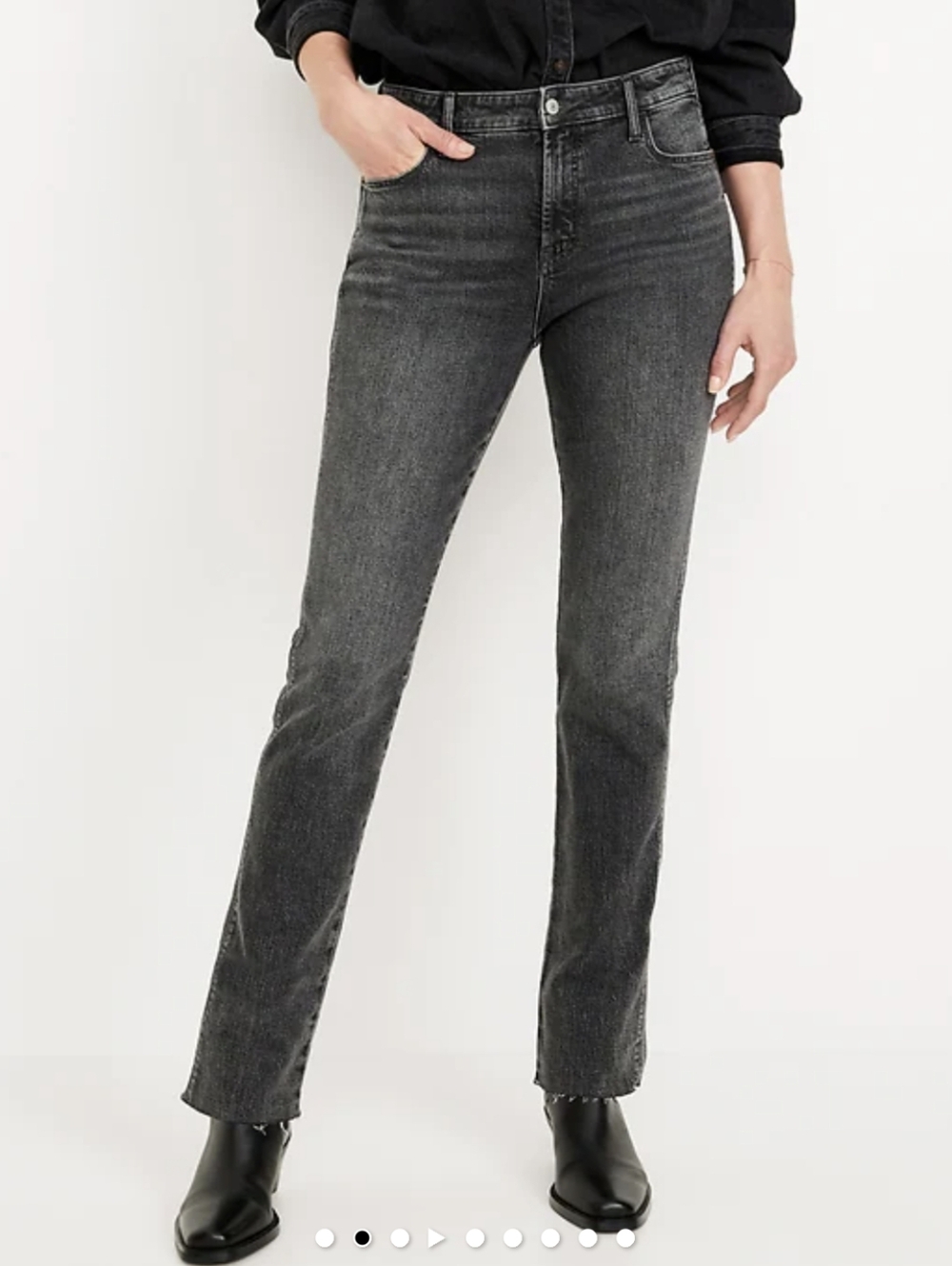 Old Navy - Women's High-Rise Vintage Slim - Washed Black